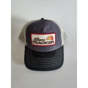 Sun Tracker Adjustable Mesh Hat Cap Charcoal/Beige